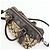 COACH Set di 3 borse a spalla e pochette in tela e pelle 2Way Marrone Nero - vista 8