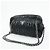 Borsa a tracolla PRADA in pelle Nappa con logo e catena raccolta Nero - vista 3