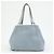 Borsa Tote e Borsa a Mano PRADA in pelle Vitello Daino Azzurro BR2252 - vista 2