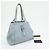 Borsa Tote e Borsa a Mano PRADA in pelle Vitello Daino Azzurro BR2252 - vista 24