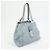 Borsa Tote e Borsa a Mano PRADA in pelle Vitello Daino Azzurro BR2252 - vista 4