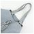 Borsa Tote e Borsa a Mano PRADA in pelle Vitello Daino Azzurro BR2252 - vista 6