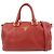 Borsa 2Way in pelle di vitello con logo PRADA Borsa a mano Borsa a tracolla Rossa
