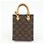 Louis Vuitton Monogram Petit Sac Plat Borsa a Mano e a Spalla 2Way M69442 - vista 2