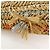 Borsa 2Way PRADA Canapa Triangle Logo Tricot Raffia Camel Orange 1BG153 - vista 17