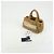 Borsa 2Way PRADA Canapa Triangle Logo Tricot Raffia Camel Orange 1BG153 - vista 24