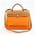 Hermès HERMES Herline Toile Officier Leather 2Way Hand Shoulder Bag □T Stamped - vista 2
