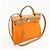 Hermès HERMES Herline Toile Officier Leather 2Way Hand Shoulder Bag □T Stamped - vista 4