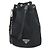 PRADA Borsa Pouch in Nylon e Pelle Saffiano con Logo Triangolare Nero 1NS369