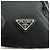 PRADA Borsa Pouch in Nylon e Pelle Saffiano con Logo Triangolare Nero 1NS369 - vista 19