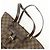 Borsa Tote Louis Vuitton Manosque PM Damier Canvas Ebene N51121 - vista 6