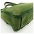 Borsa Tote CHANEL in Suede Mouton Verde - vista 10