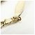 CHANEL COCO Mark Lackleder Schultertasche mit Perforation und Kette Ivory - Ansicht 8