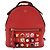 FENDI By the way Leather Mini Backpack Rucksack Studs Red 8BZ038