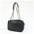 Borsa a tracolla CHANEL Chevron in pelle di vitello nera - vista 3