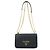 Borsa a tracolla e spalla PRADA Logo Saffiano Nylon Leather Chain Nera