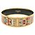 Hermès HERMES Email MM Bracciale Rigido in Metallo Placcato Oro Oro Rosso