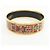 Hermès HERMES Email MM Bracciale Rigido in Metallo Placcato Oro Oro Rosso - vista 4