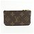 Louis Vuitton Monogram Pochette Cles Coin Case Key Case Brown M62650 - vista 2
