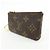 Louis Vuitton Monogram Pochette Cles Coin Case Key Case Brown M62650 - vista 3