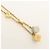 Louis Vuitton Luckygram Collana con Strass Placcata Oro Gold M62804 - vista 4