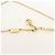 Louis Vuitton Luckygram Collana con Strass Placcata Oro Gold M62804 - vista 6