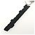 BALENCIAGA Kit Rubber Brass Bag Charm Key Chain Black White - vista 6