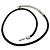 Hermès HERMES Bracciale Roulis Double Tour in pelle Veau Swift Nero Argento - vista 6