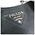 Borsa a tracolla PRADA in pelle Vitello Daino con logo triangolare Nero 1BH191 - vista 14