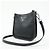 Borsa a tracolla PRADA in pelle Vitello Daino con logo triangolare Nero 1BH191 - vista 3