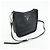 Borsa a tracolla PRADA in pelle Vitello Daino con logo triangolare Nero 1BH191 - vista 4