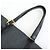FENDI Borsa Tote e Borsa a Tracolla Zucchino in PVC e Pelle Nera 8BH215 - vista 6