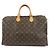 Louis Vuitton Monogram Speedy 40 Hand Bag Boston Bag Brown M41522