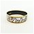 Hermès HERMES Email GM Bracciale Rigido Placcato Oro Carriage Azzurro Bianco - vista 4