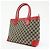 Borsa Tote GUCCI GG Canvas Leather Beige Rosso 002・1119 - vista 3