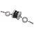 Bulgari BVLGARI B-zero1 Save the Children Bracelet SV925 Ceramic Silver Black - vista 3