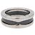 Bulgari BVLGARI B-Zero1 Save the Children Ring SV925 Schwarze Keramik #49 US4.5 - Ansicht 2