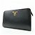 Cartera compacta bi-fold PRADA de piel Saffiano Negra 1ML225 - vista 3