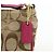 COACH Borsa a mano e a tracolla 2Way in pelle e tela Signature Beige Pink - vista 20