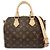 Louis Vuitton Monogram Speedy Bandouliere 25 2Way Bag Brown M46977