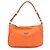 Autre Marque Borsa a tracolla e borsa a mano PRADA in nylon e pelle con logo triangolare, Orange