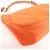 Autre Marque Borsa a tracolla e borsa a mano PRADA in nylon e pelle con logo triangolare, Orange - vista 13