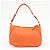 Autre Marque Borsa a tracolla e borsa a mano PRADA in nylon e pelle con logo triangolare, Orange - vista 2