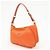 Autre Marque Borsa a tracolla e borsa a mano PRADA in nylon e pelle con logo triangolare, Orange - vista 3