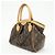 Borsa a mano e a tracolla Louis Vuitton Monogram Tivoli PM Marrone M40143 - vista 3