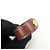 Hermès HERMES Portaguanti Nomad in pelle e metallo Charm Brown - vista 11