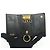 PRADA Logo Saffiano Leather 4 Ring Key Case Key Holder Black - view 17