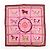 Hermès HERMES Carre 42 Set aus 2 Seidentüchern 100% Seide Rosa Bordeaux Hellblau - Ansicht 11