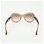 Gafas de sol JIMMY CHOO Plastic Oval Cat Eye Transparent Brown - vista 3