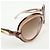 Gafas de sol JIMMY CHOO Plastic Oval Cat Eye Transparent Brown - vista 7